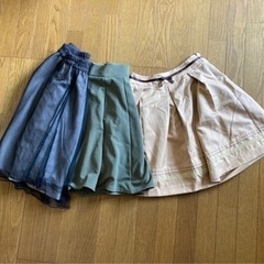【ネット決済】スカート3本　M