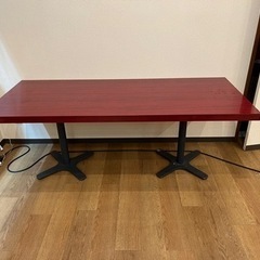 【泡瀬】テーブル赤大1個5,000円