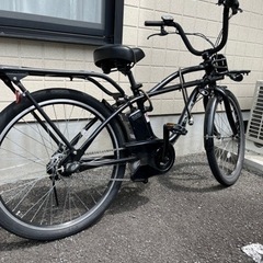 レアパナソニック電動ビーチクルーザー型自転車