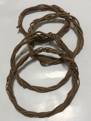 手づくりリース土台4個セットつる巻き きんハム 西泉の生活雑貨の中古あげます 譲ります ジモティーで不用品の処分