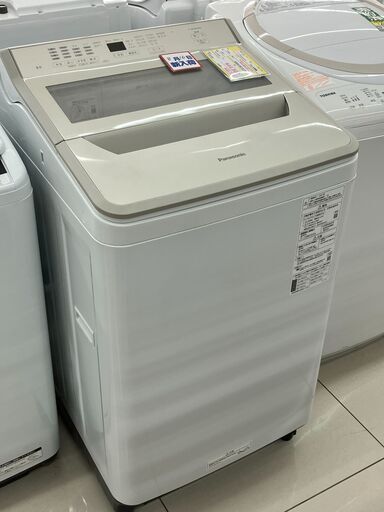 【Panasonic/パナソニック/8kg洗濯機/NA-FA80H9/2021年製/強力洗浄】