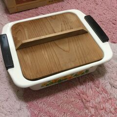 MARUISHI　ホーローおでん鍋　木製フタ　仕切り板付属