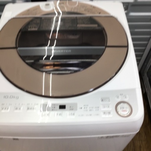 #H-83【ご来店頂ける方限定】SHARPの10、0Kg洗濯機です