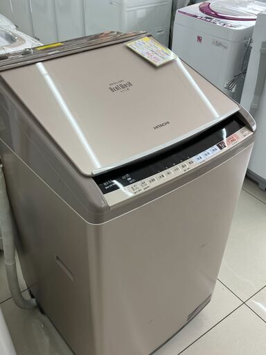 【HITACHI/ヒタチ/10kg洗濯乾燥機/BW-DV100B/2018年製/洗濯機】