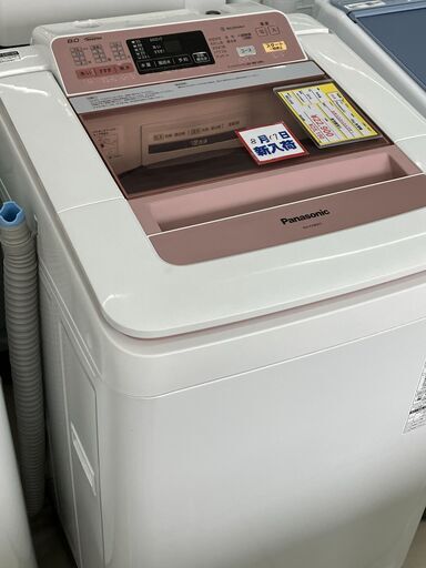 【Panasonic/パナソニック/8kg洗濯機/NA-FA80H1/2014年製】