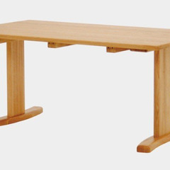 [ほぼ新品,2022年8月1日納品物,値相談可,在庫無し品】　NAGNO INTERIOR(ナガノインテリア) REAL DT601 ホワイトオーク無垢材 ダイニングテーブル。幅165×奥行85×高さ70cm　参考価格約188760円、値段は時期によって変動することがあります