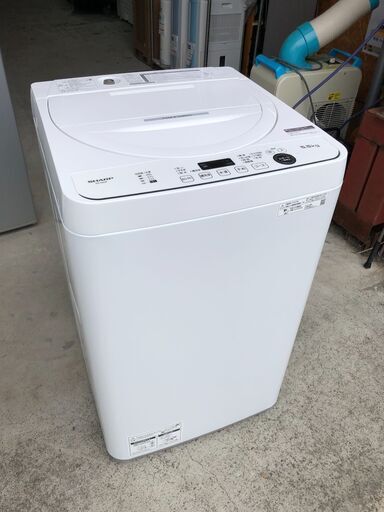 【動作保証あり】SHARP シャープ 2022年 ES-GE5F 5.5kg 洗濯機【管理KRS478】