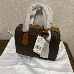 ❤️ マイケルコース 正規品 クロスボディボストンバッグ brown