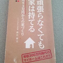 頑張らなくても家は持てる　月々3万円からの家づくり