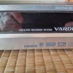 東芝DVDレコーダーRD-E300を差し上げます。