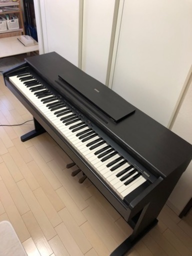 Yamaha デジタルピアノ 黒 椅子付き YAMAHA P-525B ブラック 電子ピアノ 88鍵盤 専用スタンド・高低