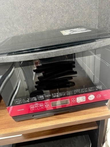 TOSHIBA オーブンレンジ赤