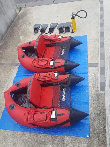 フローター2挺+足フィレ+空気入+収納袋