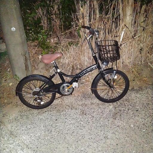 決まりました｣折り畳み自転車 黒