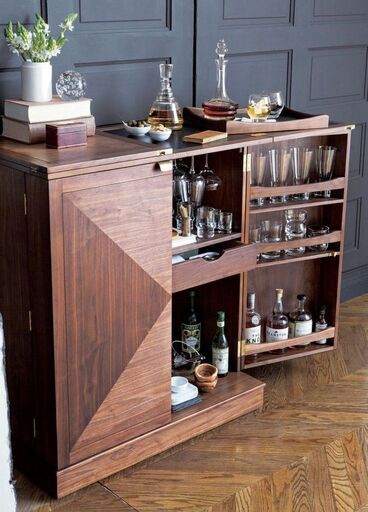 【愛品館八千代店】Crate and Barrel　バーキャビネット　Maxine Bar Cabinet
