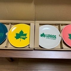 ロゴス　小皿4枚セット