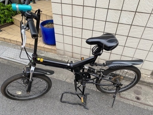 [お譲り先決定]自転車ミニベロ　colorブラック