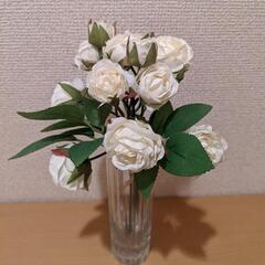 【無料】造花+花瓶セット フェイクフラワー バラ