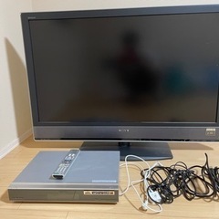 46型　液晶テレビ　レコーダー　セット