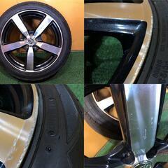 No.961　SMACK　ブラックポリッシュ　17インチホイール　ENKEI製　17×7J　5穴　タイヤ付　2019年製　4本