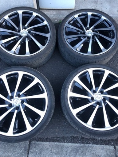 20インチアルミホイール BADX D.O.S. TURBINE II 中古 社外 アルミ