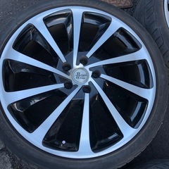 20インチアルミホイール BADX D.O.S. TURBINE II 中古 社外 アルミホイール 4本 5穴