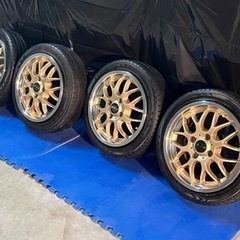 ★試し履き歓迎★【美品】PIAA SPORT MESH メッシュ ホイール 4穴 14×6J +42 PCD100 4本セット