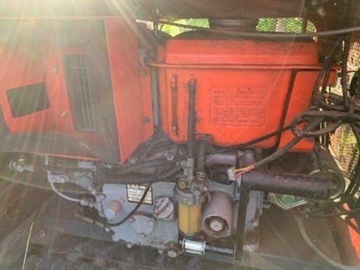 ハーベスター△ディーゼルエンジン！クボタ！コンマ！発動機！脱穀機！