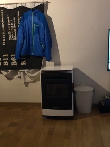 FF式ペレットストーブ　暖かいよ〜