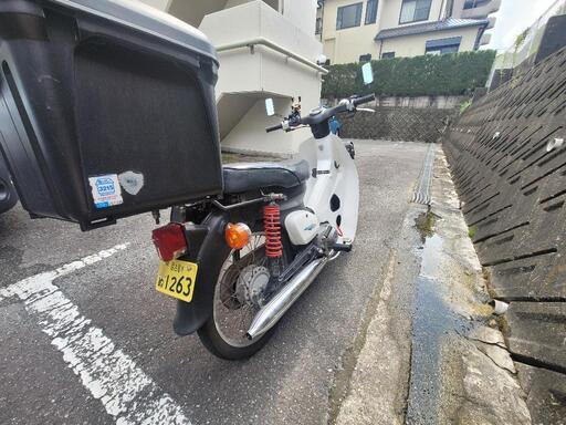 値下げ】スーパーカブ50 キャブ 3速 バッテリー12v(ボアアップ80cc ...