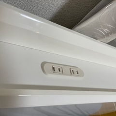 ダブルベッド ニトリ カイト3浅型ホワイト《美品》