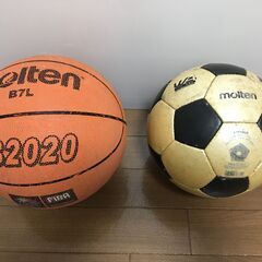 サッカーボール (皮4号) , バスケットボール (ゴム7号),...
