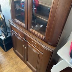 リサイクルショップどりーむ鹿大前店 No2374 食器棚 大型 オシャレ