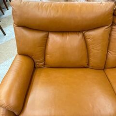 🧡Moition sofa 本革3Pリクライニングソファ ✨定価￥163,900✨ イタリア製 Virginn urethane使用!! キャメル🧡