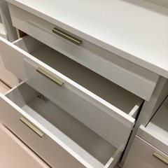 美原店　ニトリ　キッチンボード　幅105 高さ181エトナ105KB ホワイト　食器棚