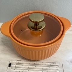 【未使用】陶器の鍋 