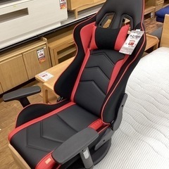 KH-84【新入荷　リサイクル品】ゲーミング座椅子　赤×黒