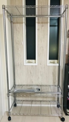 【中古】スチールハンガーラック