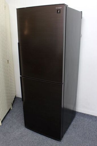 SHARP/シャープ 2ドア冷凍冷蔵庫 280L 大容量冷凍室 メガフリーザー SJ-PD28F-T ブラウン 2020年製  中古家電 店頭引取歓迎 R6333)