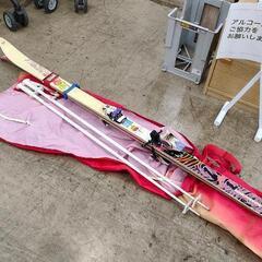 0822-010 【無料】 ロシニョール　スキー板　ストックセット
