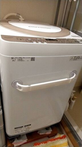 【引越】SHARP 7.0kg 全自動洗濯機 ES-KS70T-N