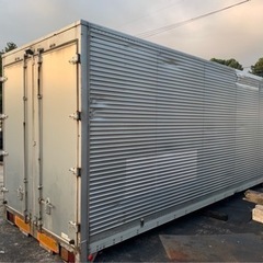 No.648 アルミバン 4ｔ 車  アルミ 箱 バイク 倉庫 トラック コンテナ 米 保管庫 物置 DIY