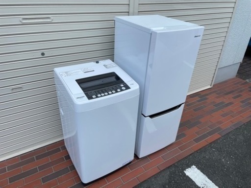 配送可能！■極美品■2020年製 Hisense ハイセンス 冷蔵庫 洗濯機 家電 2点