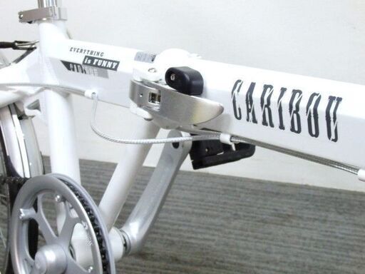 美品　サカモトテクノ　カリブーライト　20インチ・6段変速　折りたたみ自転車