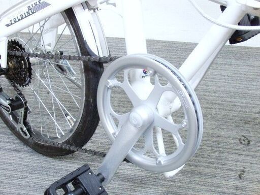 美品　サカモトテクノ　カリブーライト　20インチ・6段変速　折りたたみ自転車