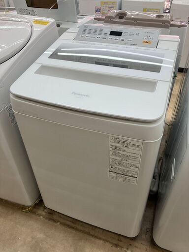 8㎏ 洗濯機 2018 NA-FA80H5 Panasonic No.1865● ※現金、クレジット、スマホ決済対応※