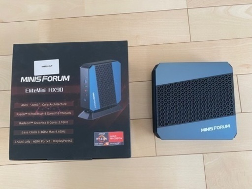 デスクトップパソコン Minisforum EliteMini HX90 AMD Ryzen 9 5900HX