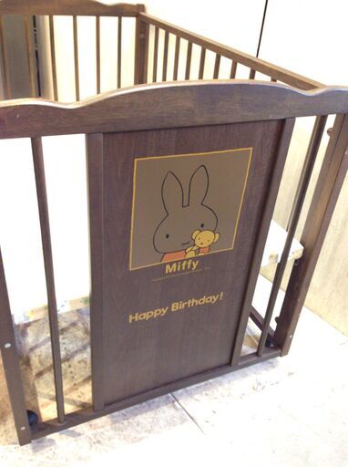 ★6048★ミッフィー　木製　ベビーベッド　赤ちゃん用品　寝具　ANGEL DREAM ☆6048☆ミッフィー 木製 ベビーベッド 赤ちゃん用品 寝具 ANGEL DREAM