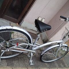 《オールドビンテージ》HARLEY DAVIDSON[ハーレーダビットソン]26吋 シティーバイク 内装3段/グレー