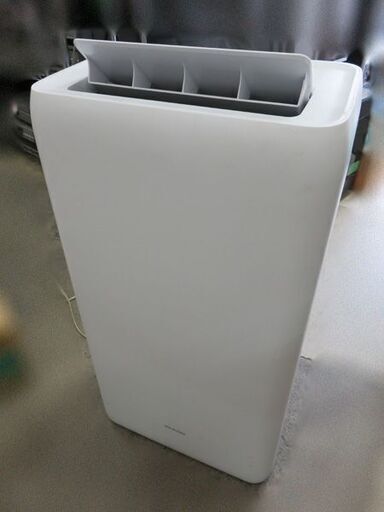 【札幌市内配送可】アイリスオーヤマ ポータブルクーラー冷暖2.8kW IPA-2821GH-W ホワイト 7畳 2021年製 中古